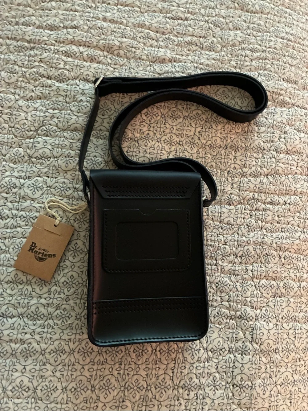 Dr. Martens Black Leather Crossbody Bag NWT